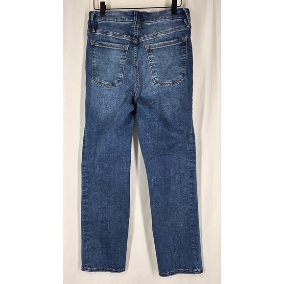 GOOD AMERICAN WOMEN'S FALL 23 INDIGO316 BLUE STRAIGHT LEG JEANS – SIZE 6-12 - Picture 2 of 12